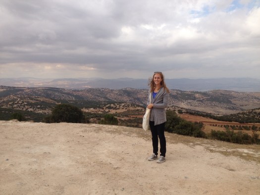 Overlooking the Holy Land from Tell Mar Eliyas.